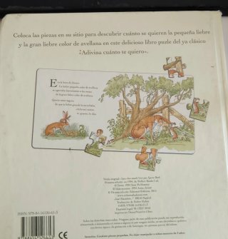 Adivina cuánto te quiero libro puzle