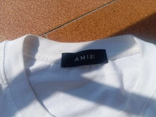 Camiseta Amiri Blanca con Logo
