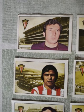 16 Cromos Sporting Gijón Liga Fher 74-75