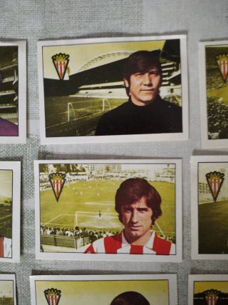 16 Cromos Sporting Gijón Liga Fher 74-75