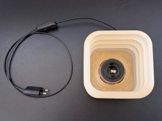 Lámpara Mesa Diseño Textura Impresión 3D