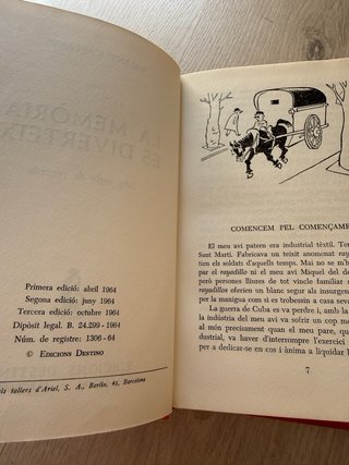 2 libros Valentí Castanys - Edicions Destino.