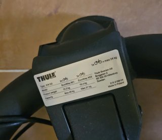 Portabicicletas Thule para 2 bicis