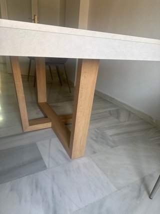 Mesa comedor extensible Torga y 4 sillas