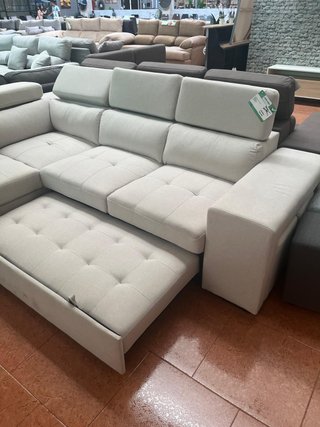 Sofá Cama Rinconera + Puf Arcon 264cm