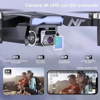 SIN ABRIR Dron GPS con Cámara 4K 90 minutos 1000m