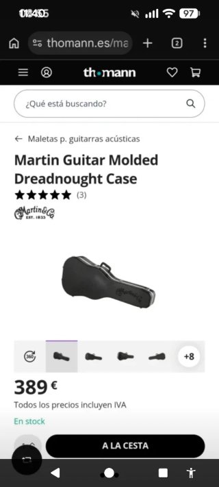Estuche Martin Dreadnought 000/OM