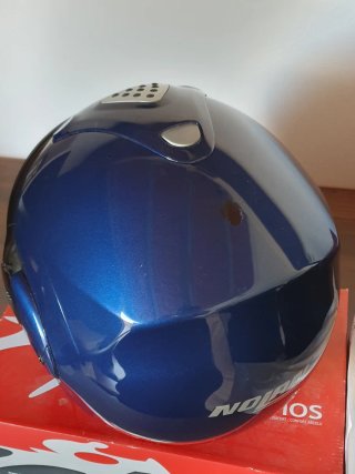 Casco de moto azul Nolan Talla XS