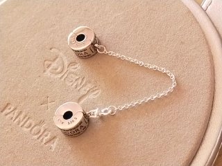 Cadena de seguridad Pandora clip plata