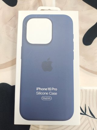 Funda Silicona iPhone 16 Pro MagSafe Azul