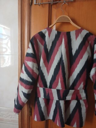 Chaqueta Gold Silk Lino Algodón Multicolor Talla Ú