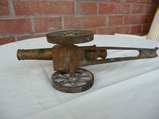 Cannone Vintage Ottone Modellino