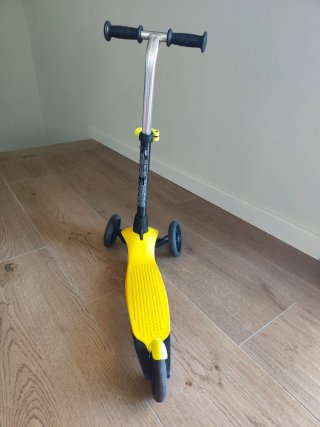 Patinete 3 ruedas Btwin B100 Amarillo