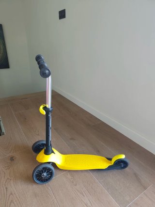 Patinete 3 ruedas Btwin B100 Amarillo