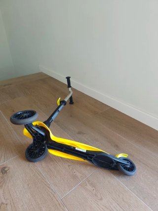 Patinete 3 ruedas Btwin B100 Amarillo