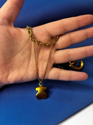 Collar y Pendientes Tous Dorado