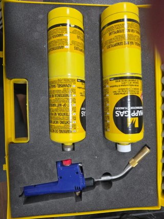 Soplete MAPP Gas con 2 Cilindros
