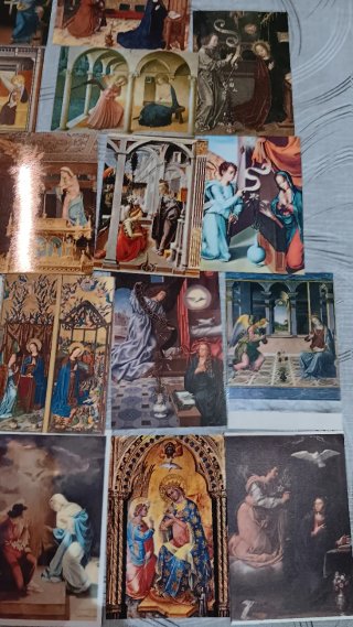 21 Postales: La Anunciación a María