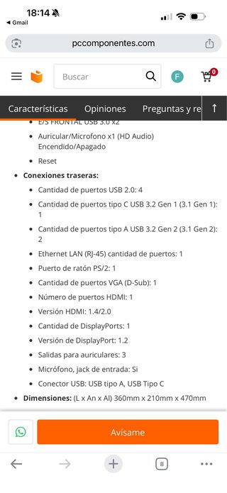 Ordenador Forgeon Gaming Negro/Plata