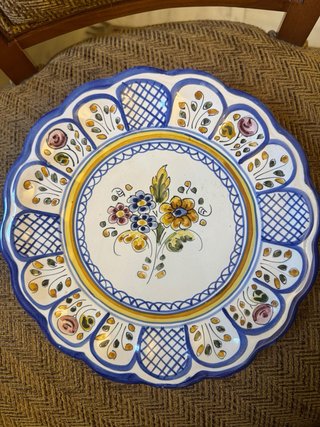 Pareja Platos Talavera Timoneda
