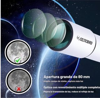 Telescopio Refractor CELTICBIRD 900mm