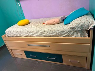 Cama nido con cajones