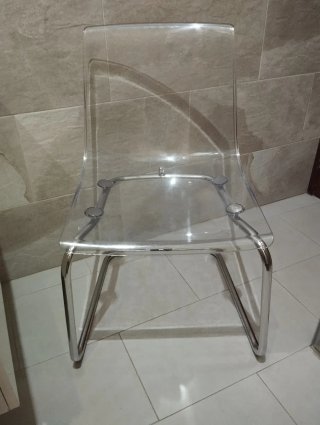2 Sillas Tobias Ikea Transparentes