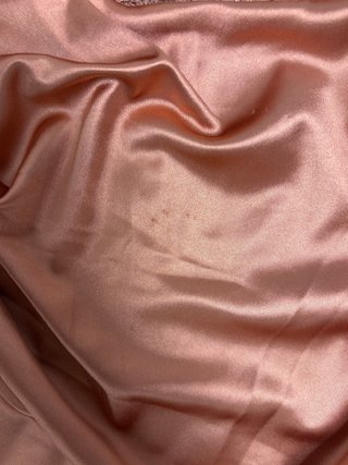Abito elegante color rame-terracotta
