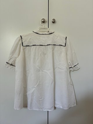 Blusa Ba&sh blanca manga corta