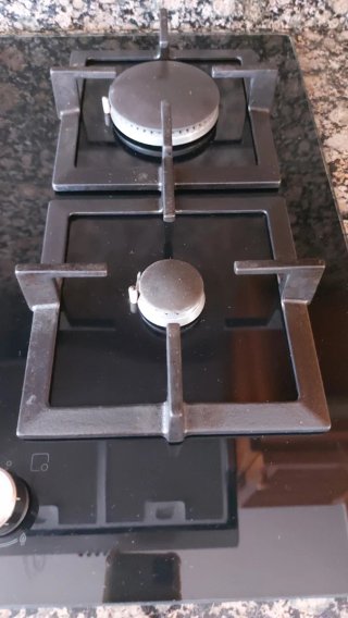 Encimera de gas Bosch negra