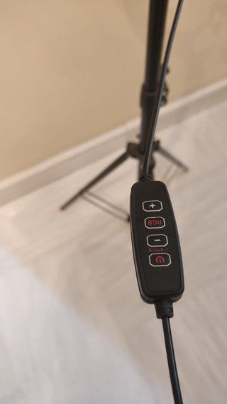 Aro de luz 30cm con trípode y soporte móvil