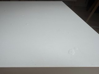 Mesa de centro Ikea Lack blanca 55x55