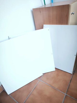 3 Baldas Ikea Pax Blancas