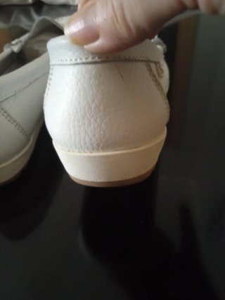 Zapatos náuticos blancos mujer T37
