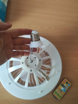 Lámpara Ventilador LED Multifunción