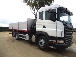 Scania 420--CAMIONES CON GRUA