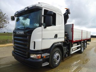 Scania 420--CAMIONES CON GRUA