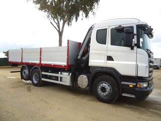 Scania 420--CAMIONES CON GRUA