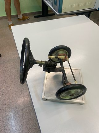 Maqueta de dirección de coche