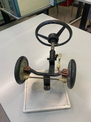 Maqueta de dirección de coche