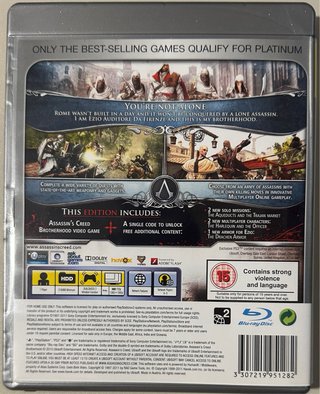 Assassin's Creed Brotherhood PS3 Platinum Ed. V.UK