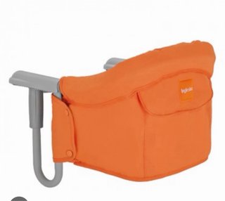 Trona de mesa naranja inglesina