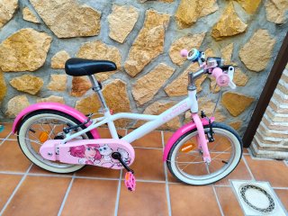 Bici infantil niña rosa
