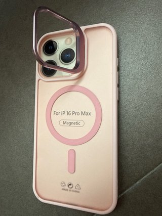 Funda nueva Phone 16 Pro Max Magnética Rosa