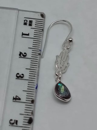Pendientes Plata 925 Topacio Místico