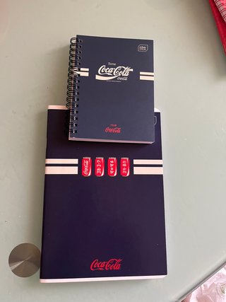 Set di due quaderni a tema Coca-Cola