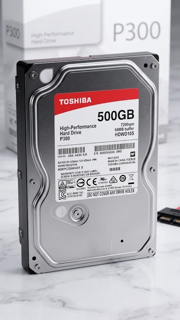 TOSHIBA RED P300 500B 3.5” – ALTO RENDIMIENTO