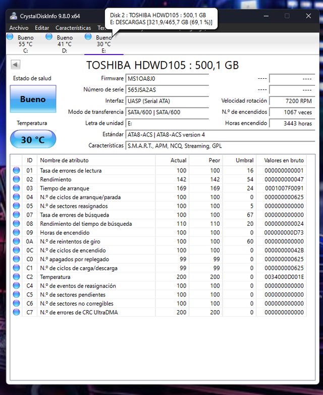 TOSHIBA RED P300 500B 3.5” – ALTO RENDIMIENTO