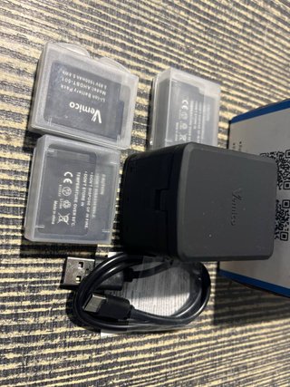 Batería Vemico Action CAM 3 x 1350 mAh PG1050