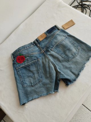 Pantalón corto Polo R.L. vaquero talla 29